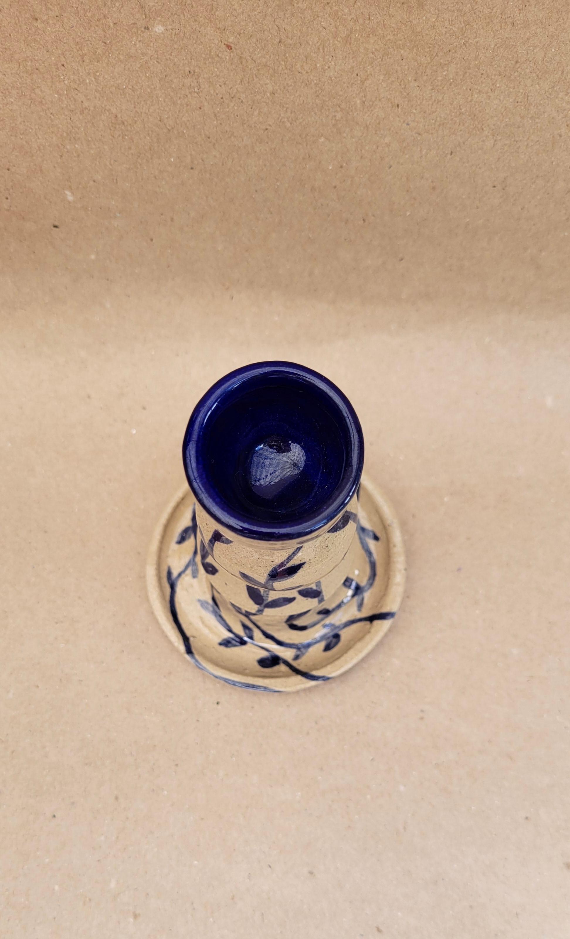 Candelabro de cerámica - clases de ceramica en Medellín